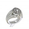 Anel em OURO Branco 19,2k - DIAMANTES