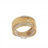 Anel em OURO 18K - 24 DIAMANTES