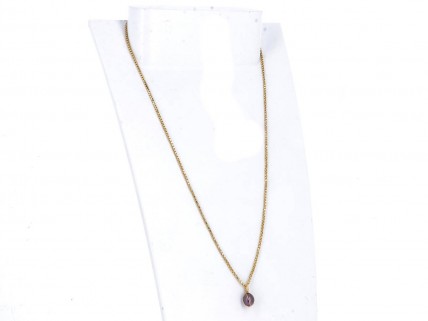 Fio e Pingente em OURO 18K