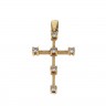 Cruz em OURO 19,2K - QUARTZOS