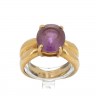 Anel em OURO 18k e AMETISTA
