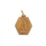 Medalha ANTIGA  Anjo da Guarda em OURO 19,2k