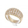 Anel em OURO 19,2K - 60 DIAMANTES 