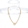 Pulseira em OURO 19,2k - 6 PÉROLAS NATURAIS