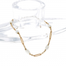 Pulseira em OURO 19,2k - 6 PÉROLAS NATURAIS