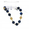 Pulseira em OURO 19,2K - Sodalita Azul