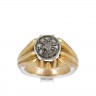 Anel ANTIGO em OURO 19,2K - 9 DIAMANTES 