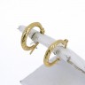 Par de argolas em OURO 18K