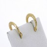 Par de argolas em OURO 18K