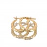 Par de argolas em OURO 18K