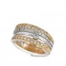Anel em OURO Bicolor 19,2K