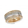 Anel em OURO Bicolor 19,2K