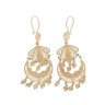 Par de brincos em OURO 18K - FILIGRANA