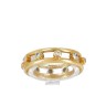 Anel em OURO 19,2K - 10 DIAMANTES 