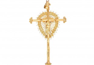 Crucifixo em OURO 19,2K - FILIGRANA