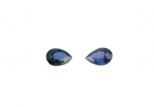 2 SAFIRAS Azuis 0,95 ct