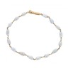 Pulseira de PÉROLAS e OURO 19,2K