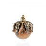 Anel em OURO 19,2K - 3 DIAMANTES