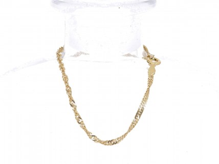 Pulseira em PRATA  925 banhada a OURO