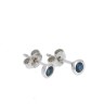 Brincos em OURO 18K - 2 SAFIRAS