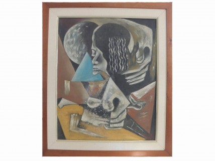 Quadro pintado à mão