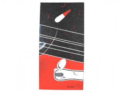 P. GONÇALVES ( n. 1951 ), Original,Óleo sobre tela, assinado.