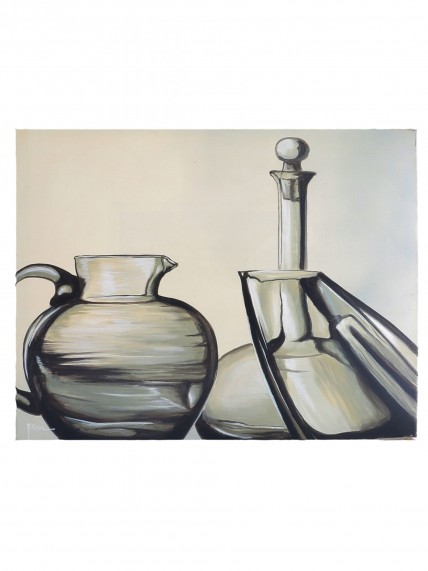 ANA CRUZ ( n.1954 ), Original, Óleo sobre tela,assinado.