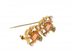 Alfinete Peito em OURO 19,2kl