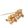 Alfinete Peito em OURO 19,2kl