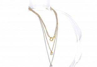 Fio bicolor em OURO 19,2 kl