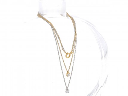 Fio bicolor em OURO 19,2 kl