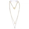 Fio bicolor em OURO 19,2 kl