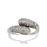 Anel em OURO 14K - 38 DIAMANTES