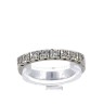 Anel em OURO 18K - 8 DIAMANTES