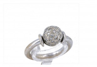Anel em OURO 19,2K - 30 DIAMANTES