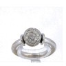Anel em OURO 19,2K - 30 DIAMANTES