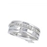 Anel em OURO 19,2K - 17 DIAMANTES