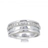 Anel em OURO 19,2K - 17 DIAMANTES