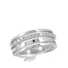 Anel em OURO 19,2K - 17 DIAMANTES