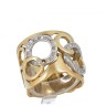Anel em OURO 19,2K - 30 DIAMANTES