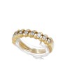 Anel em OURO 19,2K - 9 DIAMANTES
