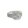Anel em OURO Branco 18K 