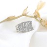 Anel em OURO 18K -100 DIAMANTES