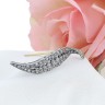 Alfinete em OURO 19,2K e PRATA - 42 DIAMANTES
