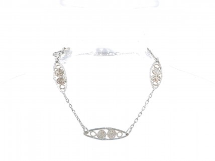 Pulseira ANTIGA em PRATA 833 - FILIGRANA
