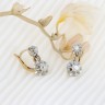 Brincos ANTIGOS em OURO 19,2K - 4 DIAMANTES