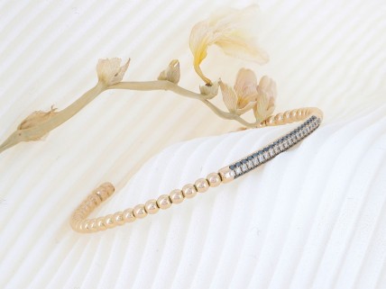Pulseira em OURO 18K - 61 DIAMANTES