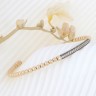 Pulseira em OURO 18K - 61 DIAMANTES