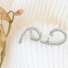 Brincos em OURO 19,2K - 38 DIAMANTES