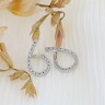 Brincos em OURO 19,2K - 38 DIAMANTES